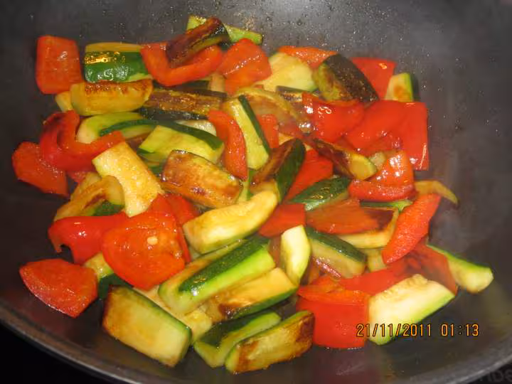 Omelette persille aux legumes