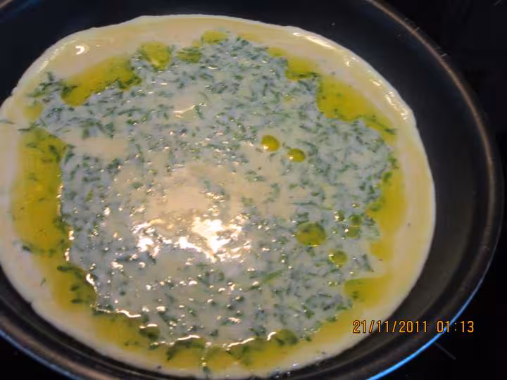 Omelette persille aux legumes