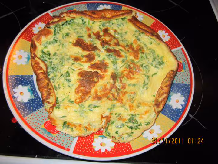 Omelette persille aux legumes