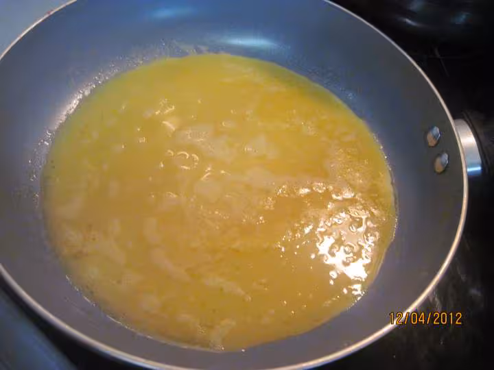 Omelette sucree aux fraises