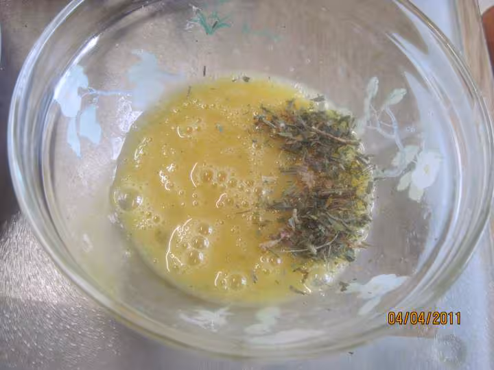Omelettes garnies aux petits legumes