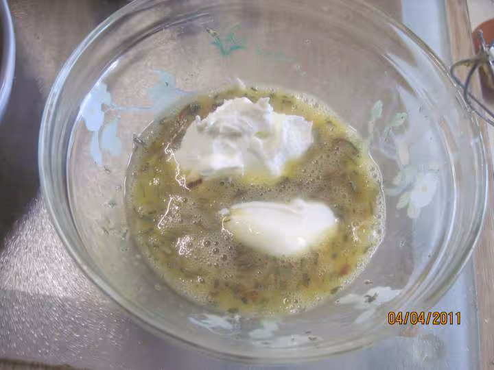Omelettes garnies aux petits legumes