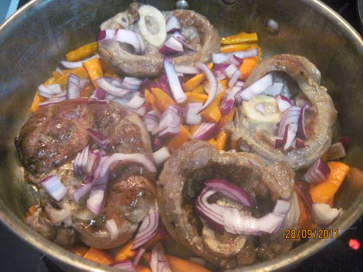 Osso bucco aux carottes