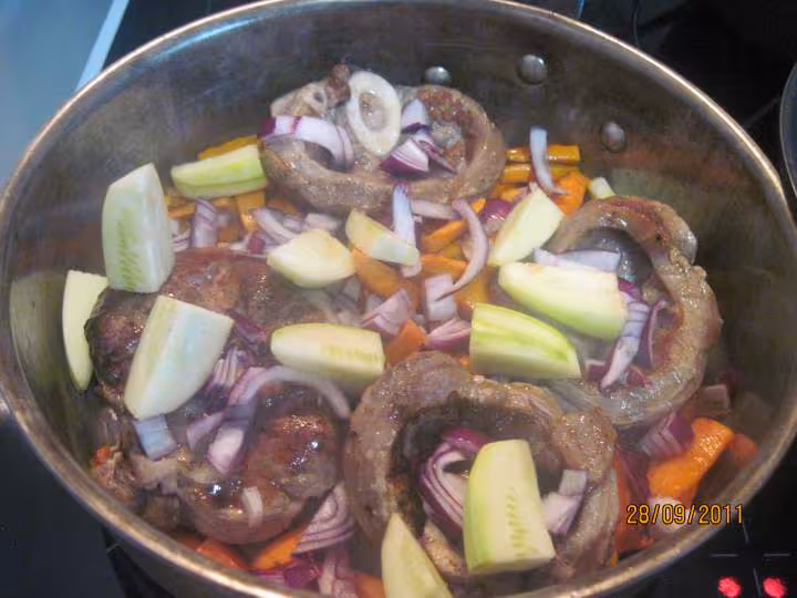 Osso bucco aux carottes