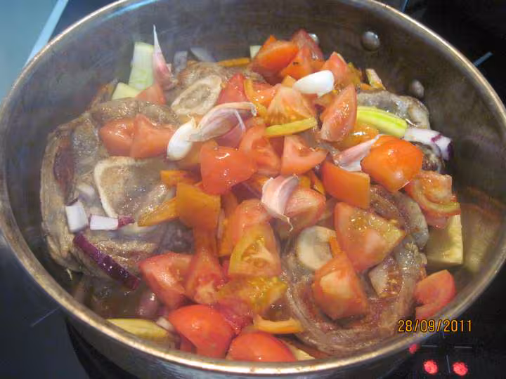Osso bucco aux carottes