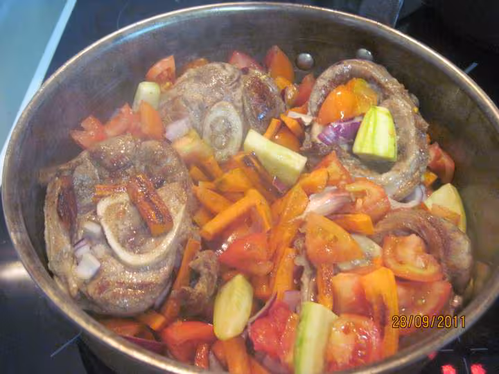Osso bucco aux carottes