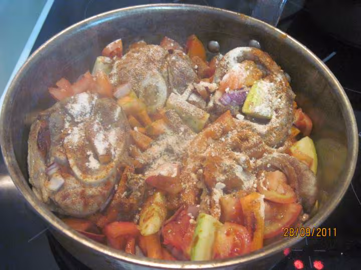 Osso bucco aux carottes
