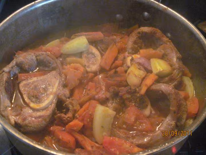 Osso bucco aux carottes