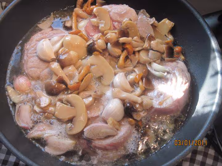Osso bucco de veau au riz en sauce