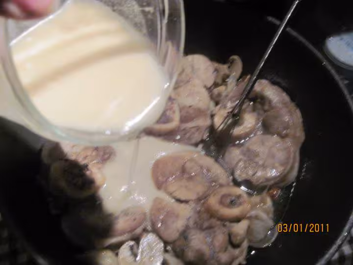 Osso bucco de veau au riz en sauce