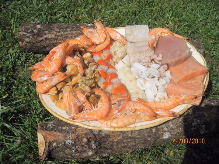 Paella aux fruits mer et poissons maison