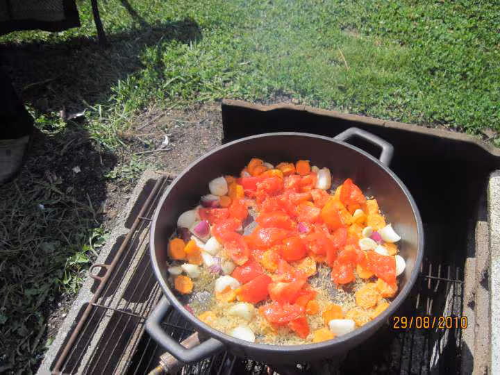 Paella aux fruits mer et poissons maison