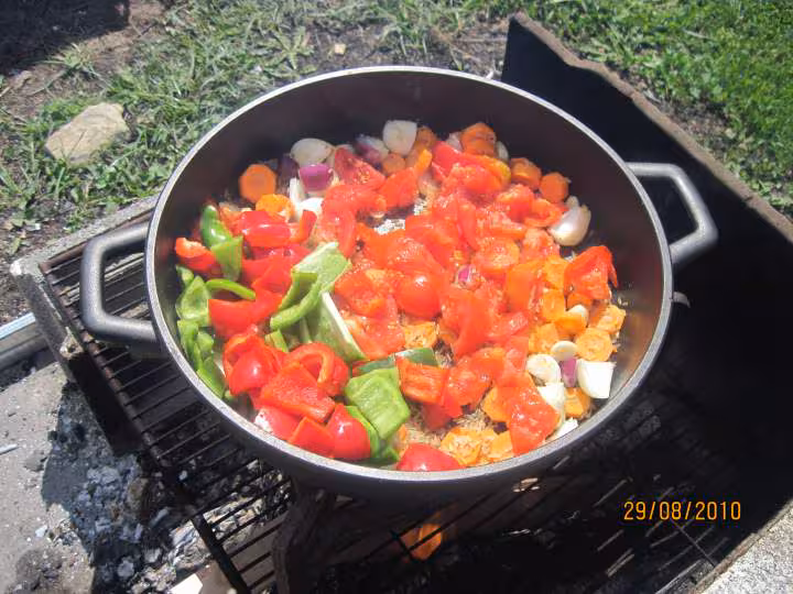 Paella aux fruits mer et poissons maison