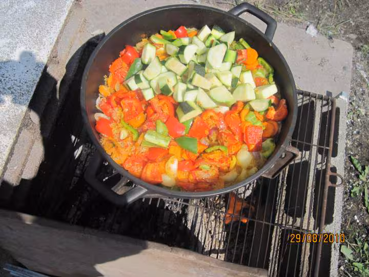 Paella aux fruits mer et poissons maison