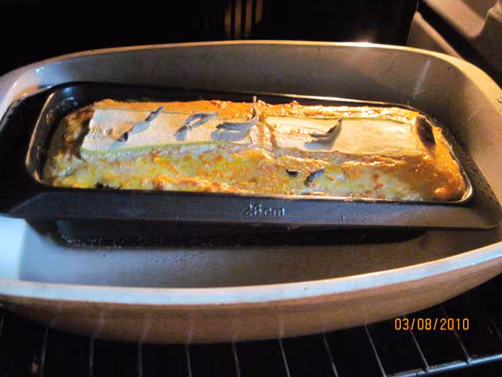 Pain de flan aux legumes a la sauge