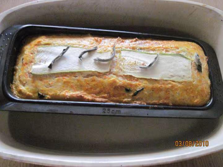 Pain de flan aux legumes a la sauge