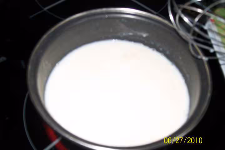 Pain de mie aux figues creme anglaise