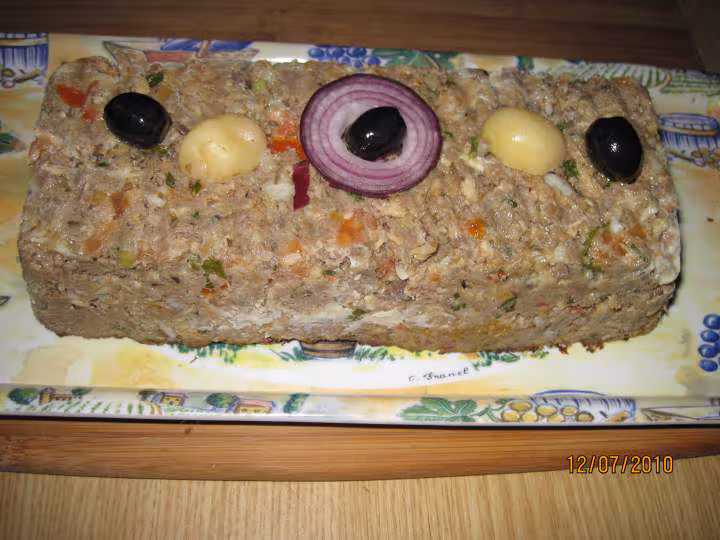 Pain de restes de viandes au celeri