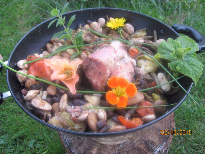 Palette de porc au haricots de soissons