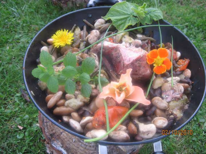 Palette de porc au haricots de soissons