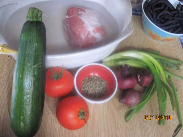 Palette de porc au haricots de soissons