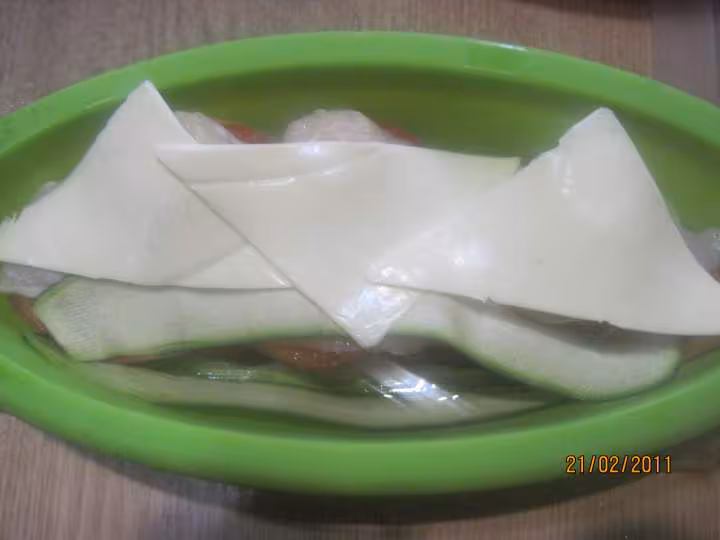 Papillotes aux poissons crustaces aux legumes mo