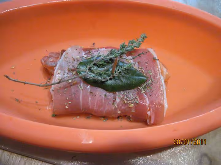 Papilotte de saumon au jambon cru de lola78