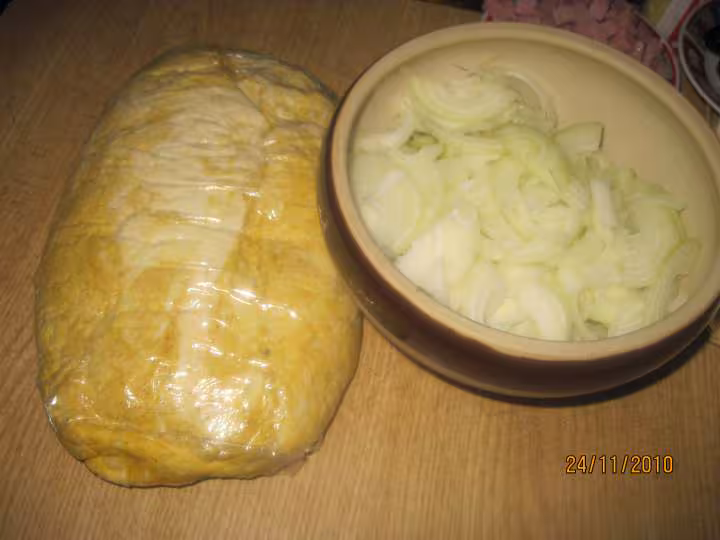 Pate a pain au massale oignons jambon