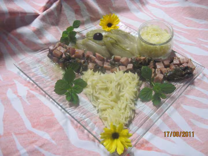 Pate d avoine aux des de jambon et d oseille
