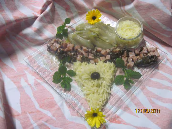 Pate d avoine aux des de jambon et d oseille
