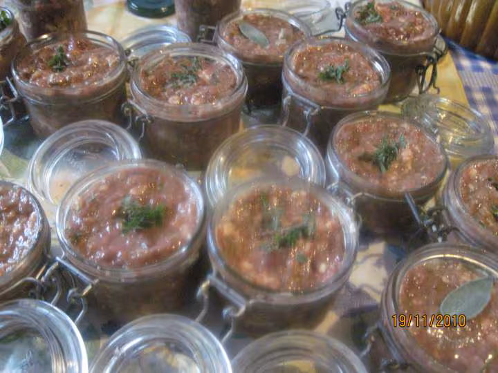 Pate de foie de porc et de viande de porc