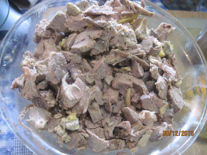 Pate de viande d agneau aux pleurotes