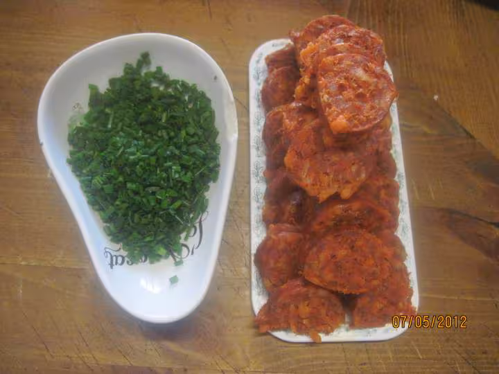 Pate farfalles au chorizo et lentilles