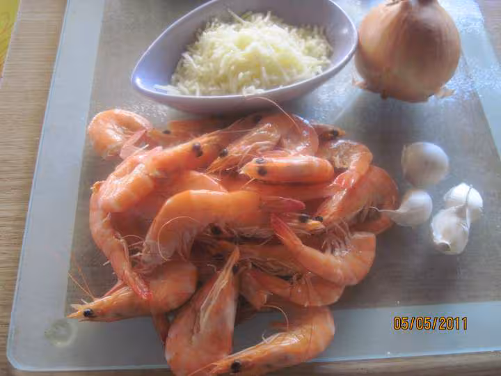 Pate pennes a l oseille et crevettes