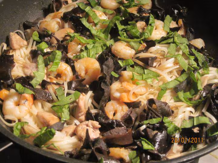 Pates chinoise cuisinees