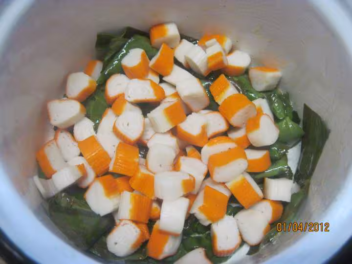 Pates papillons de savoie a l oseille et surimi
