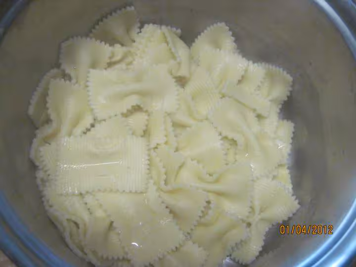 Pates papillons de savoie a l oseille et surimi