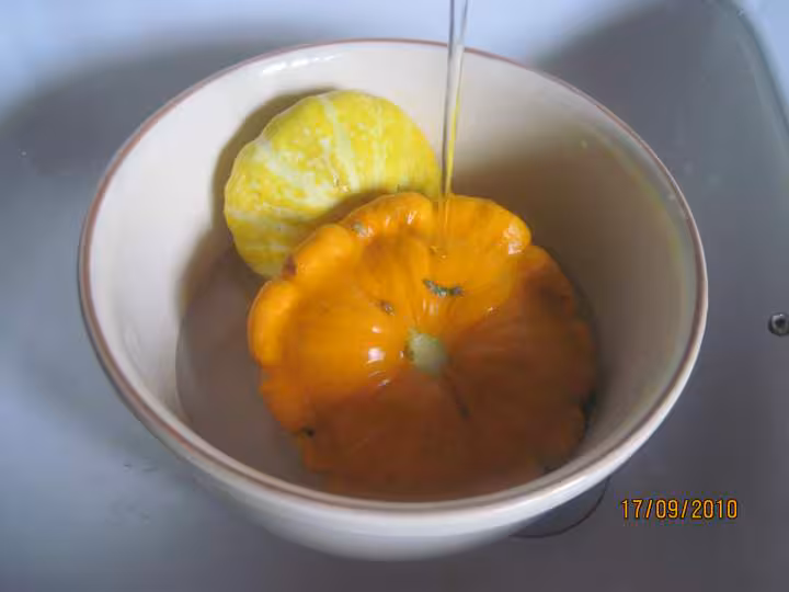 Patisson au poisson et fruits mer en sauce