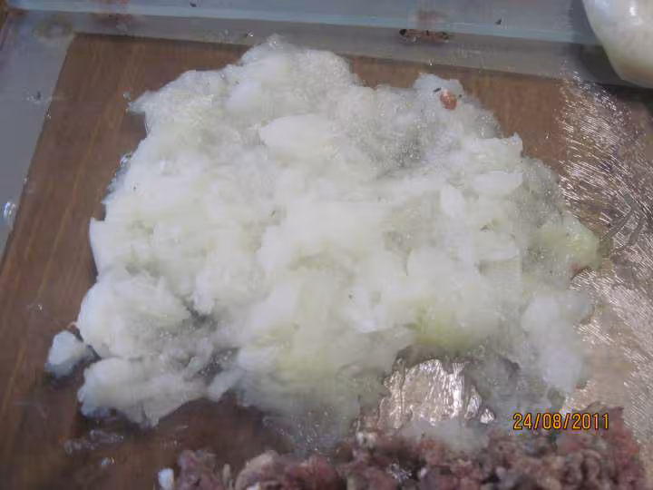 Patisson blanc farci
