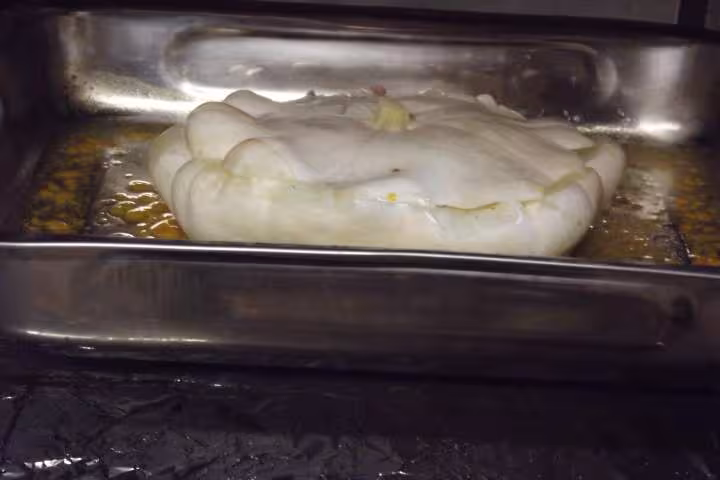 Patisson blanc farci
