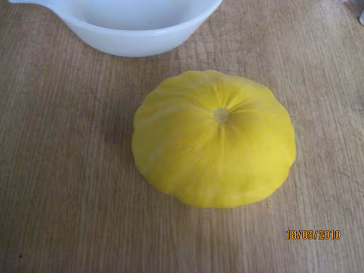 Patisson farcis en omelette