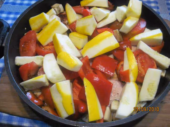 Paupiettes de porc aux legumes