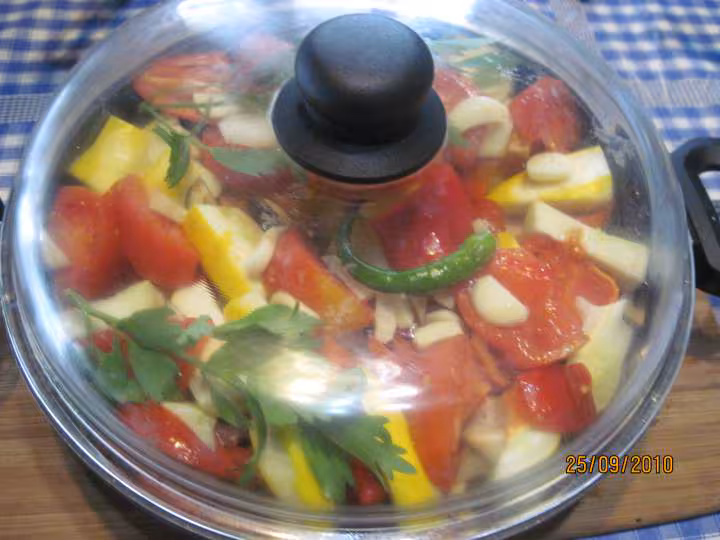 Paupiettes de porc aux legumes
