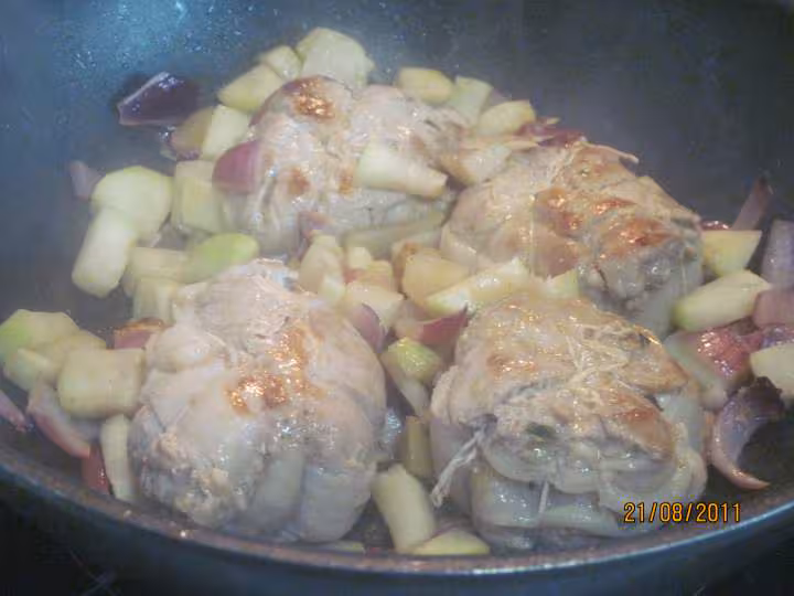 Paupiettes de veau aux legumes