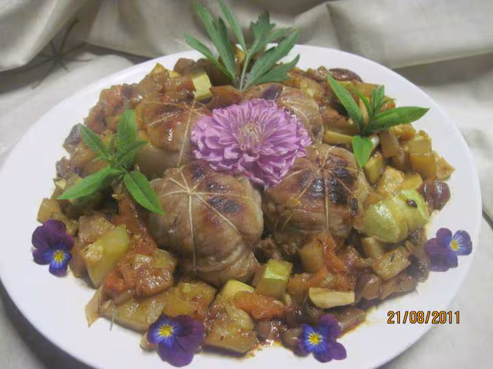 Paupiettes de veau aux legumes