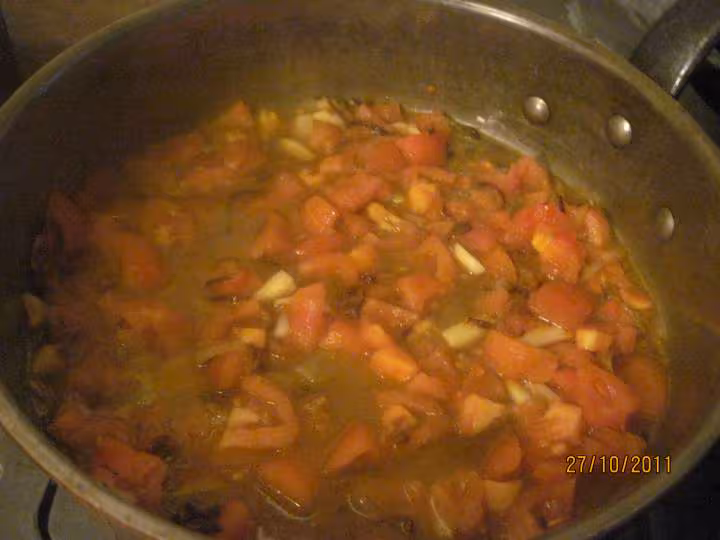 Pave de cabillaud aux legumes crevettes