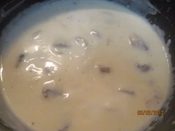 Paves de lieu noir aux champignons en sauce