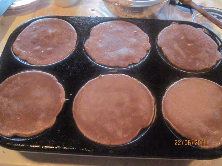 Petites crepes au chocolat