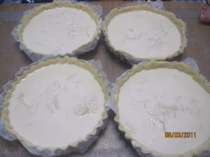 Petites quiches au jambon oignon