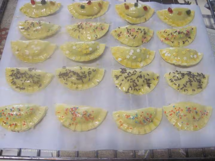 Petits chaussons aux fruits moelleux
